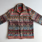 VNTG Polo Ralph Lauren (M) Wool Blanket Southwest Beacon Button Jacket