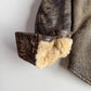 NWT Polo Ralph Lauren (S) Leather Shearling Western Pearl Snap Jacket Shirt