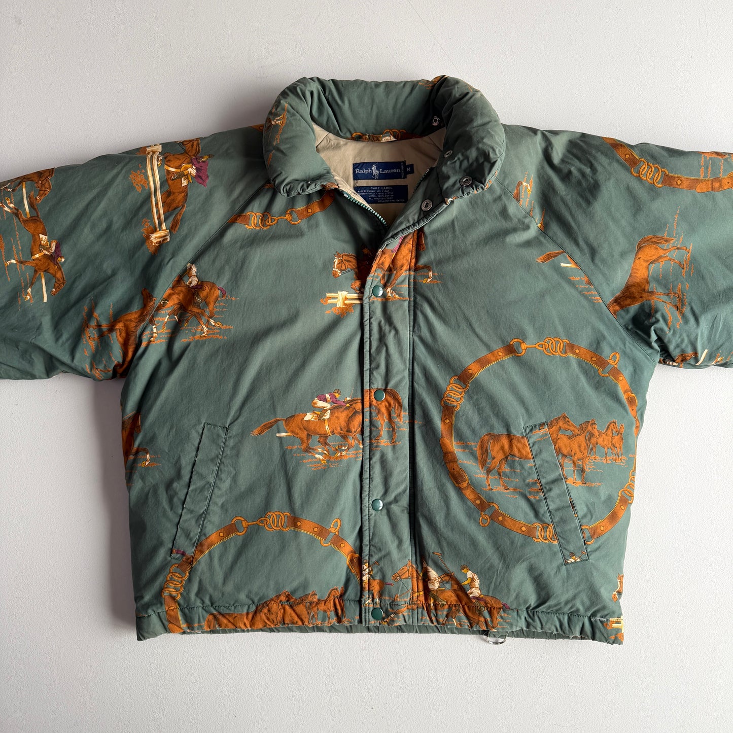 VNTG Ralph Lauren (M) Equestrian Down-Filled Puff Jacket