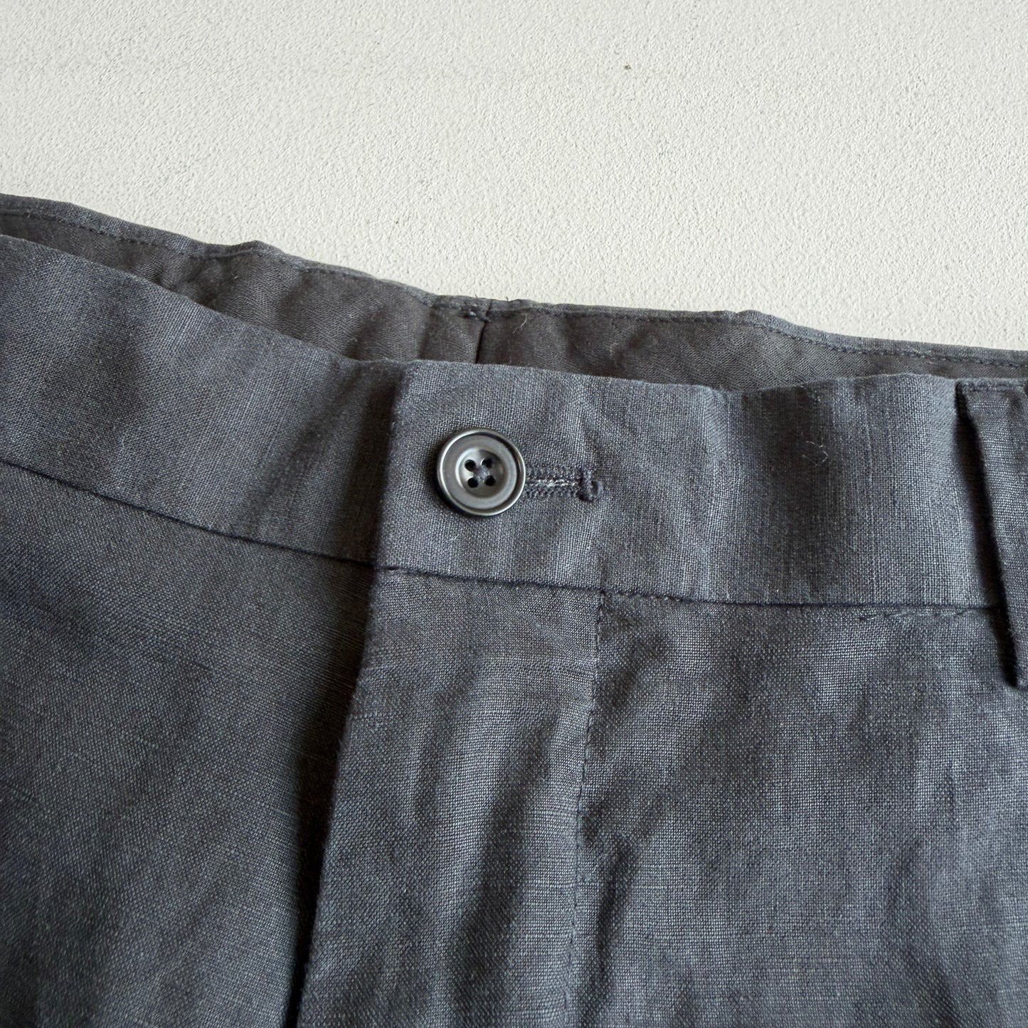 NWT Polo Ralph Lauren (36x32) Linen/Silk Navy Blue Trouser Pants