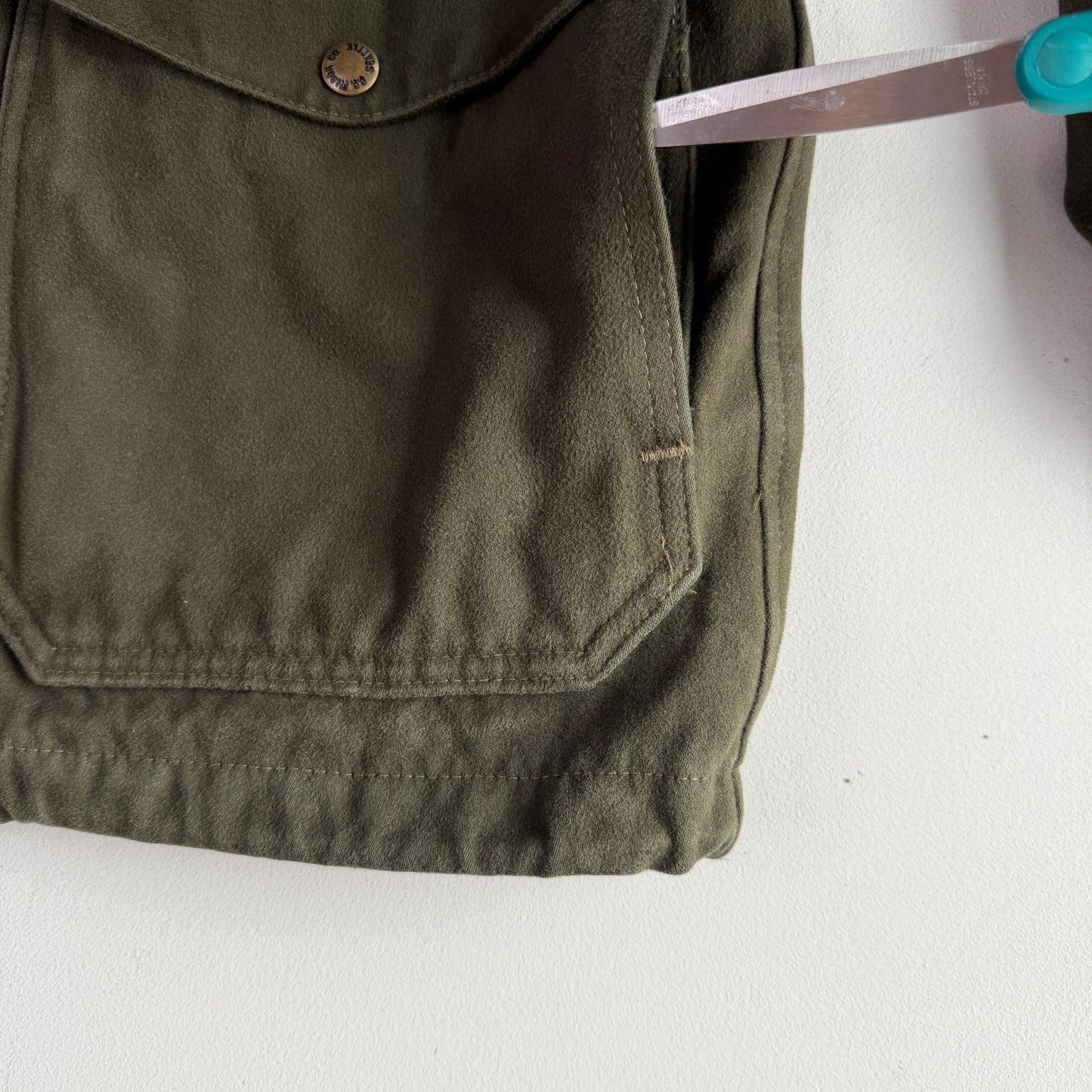 Filson (M) Forest Green Moleskin Cotton Workwear Jacket