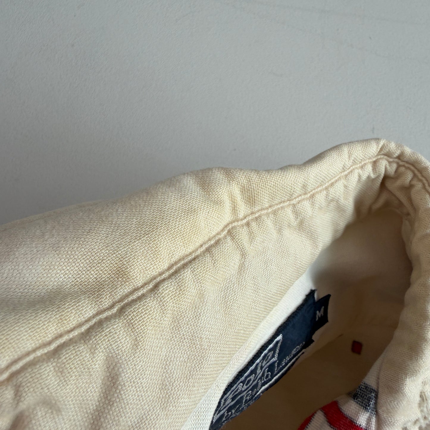 VNTG Polo Ralph Lauren (M) Arctic Sled Dog Flannel Cotton Shirt