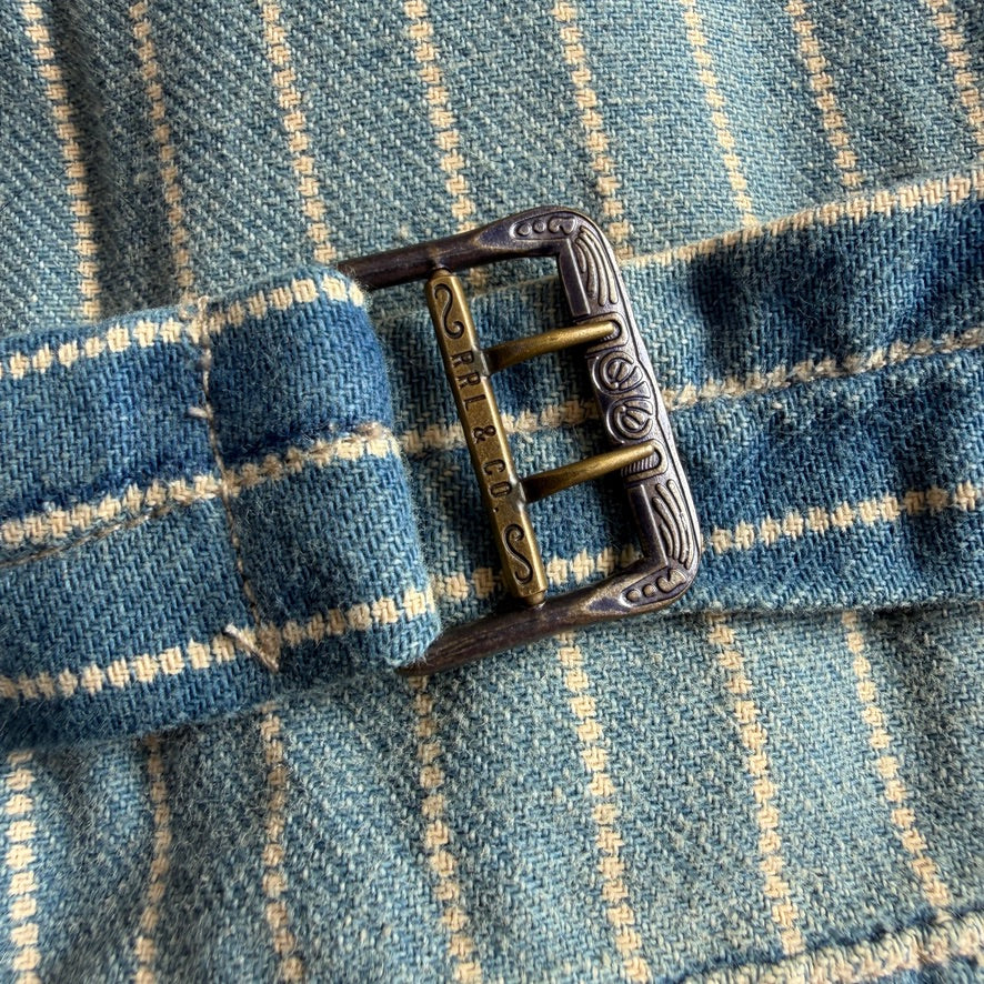 MINT! RRL Ralph Lauren (M) Engineer Dot Stifel Indigo Twill Cotton Jacket