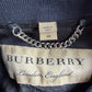 Burberry Brit (48 IT / M) Metallic Blue Leather Bomber Jacket