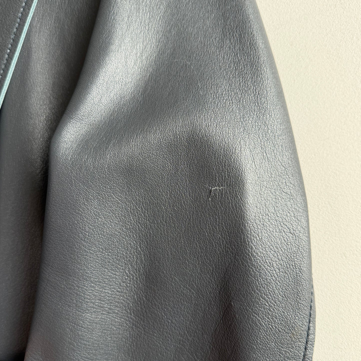 Dolce & Gabbana (50IT) Slate Blue/Teal Leather Single Button Sport Coat