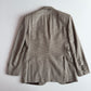 Ralph Lauren Purple Label (38R) Wool/Silk/Linen Beige Houndstooth Sport Coat