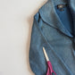 RRL Ralph Lauren (XL) Sun-Faded Indigo Cotton Knit Cardigan Sweater