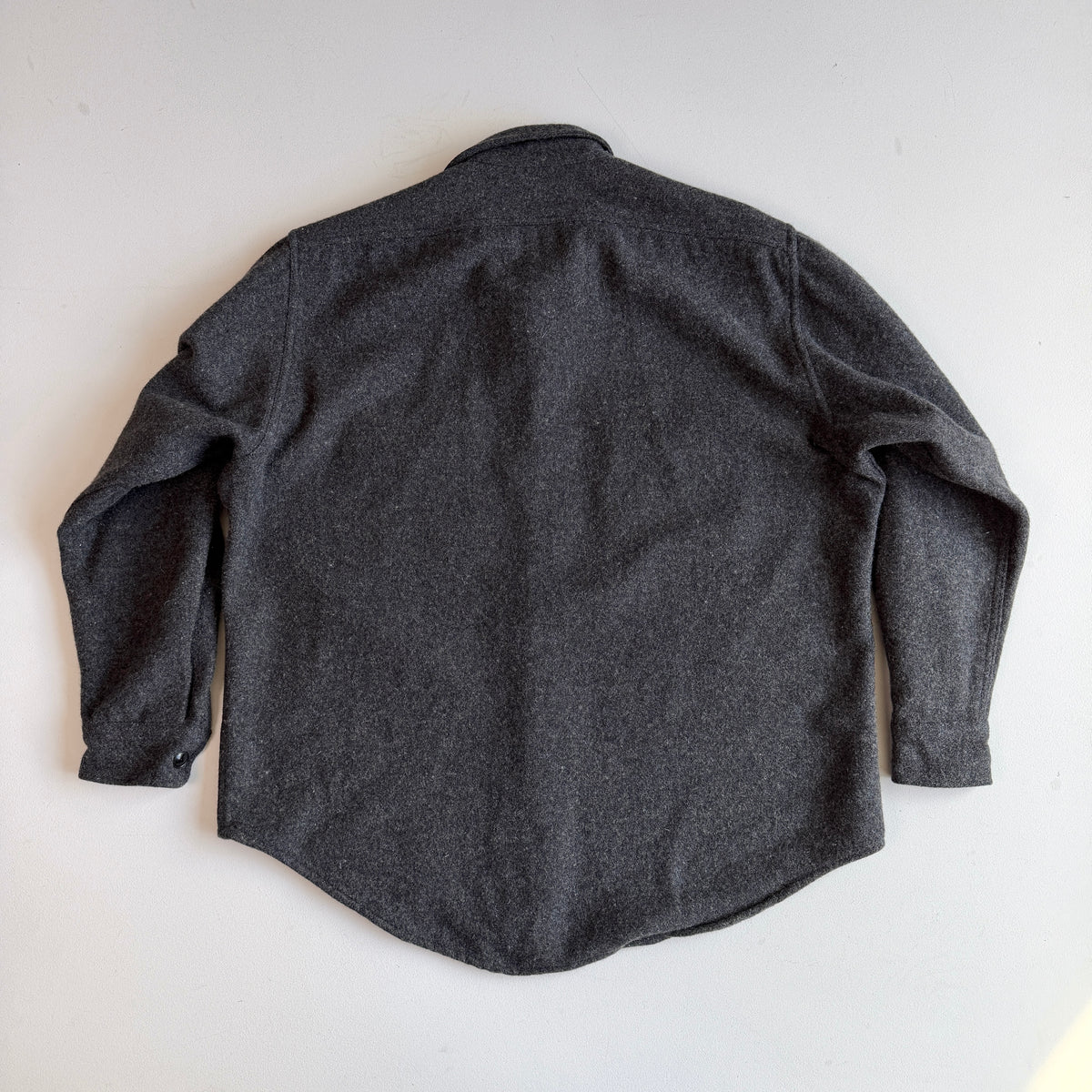 VNTG RRL Ralph Lauren (L) Charcoal Gray Wool Blend Overshirt