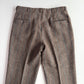 VNTG Polo Ralph Lauren (36 x 31-33) Wool Tweed Blue/Orange Over Stripe Tweed Pants