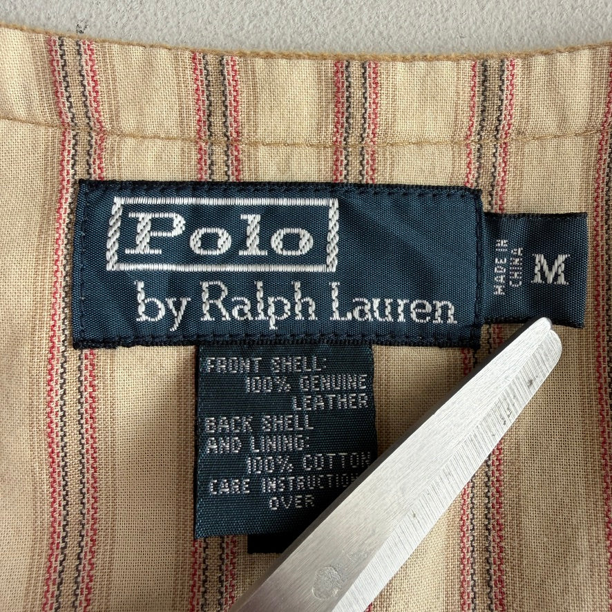 Polo Ralph Lauren (M) Deerskin Leather Fringe Western Vest