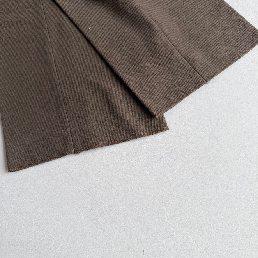 NWOT Ermenegildo Zegna (36W, 54IT) Cotton/Angora Side-Tab Unhemmed Pants
