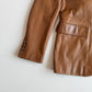 Polo Ralph Lauren (M) Glove Soft Cognac Brown Leather Sport Coat