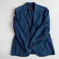 Ermenegildo Zegna (54R) Indigo Knit Cotton Unstructured Sports Jacket