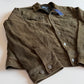 NWT Polo Ralph Lauren (XL) Olive Green Goat Suede Leather Trucker Jacket