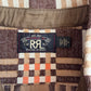 RRL Ralph Lauren (M) Cody Jacquard Cotton Brown/Orange Heritage Work Shirt (Copy)