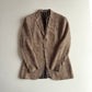 Polo Ralph Lauren (42L) Brown 100% Flax Tweed Herringbone Sport Coat