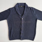Paul Stuart (L) 100% Linen Indigo Dyed Knit Cardigan Sweater