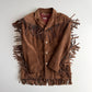 VERY OLD Ralph Lauren Polo Western (40/42) Suede Leather Fringe Western Jacket