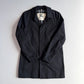 Burberry (48IT / M) Black 100% Cotton Gabardine Twill Car Coat