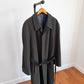 VNTG Giorgio Armani (38) Forest Green Wool/Cashmere Belted Balmacaan Overcoat