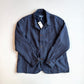 NWT Polo Ralph Lauren (2XL) 100% Linen Navy Blue Herringbone Field Utility Jacket