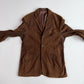 Polo Ralph Lauren (XL / 46L) Suede Leather Brown Hacking Jacket Coat