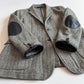 Polo Ralph Lauren (40R) Half-Norfolk Wool Tweed Leather Trim Sport Coat