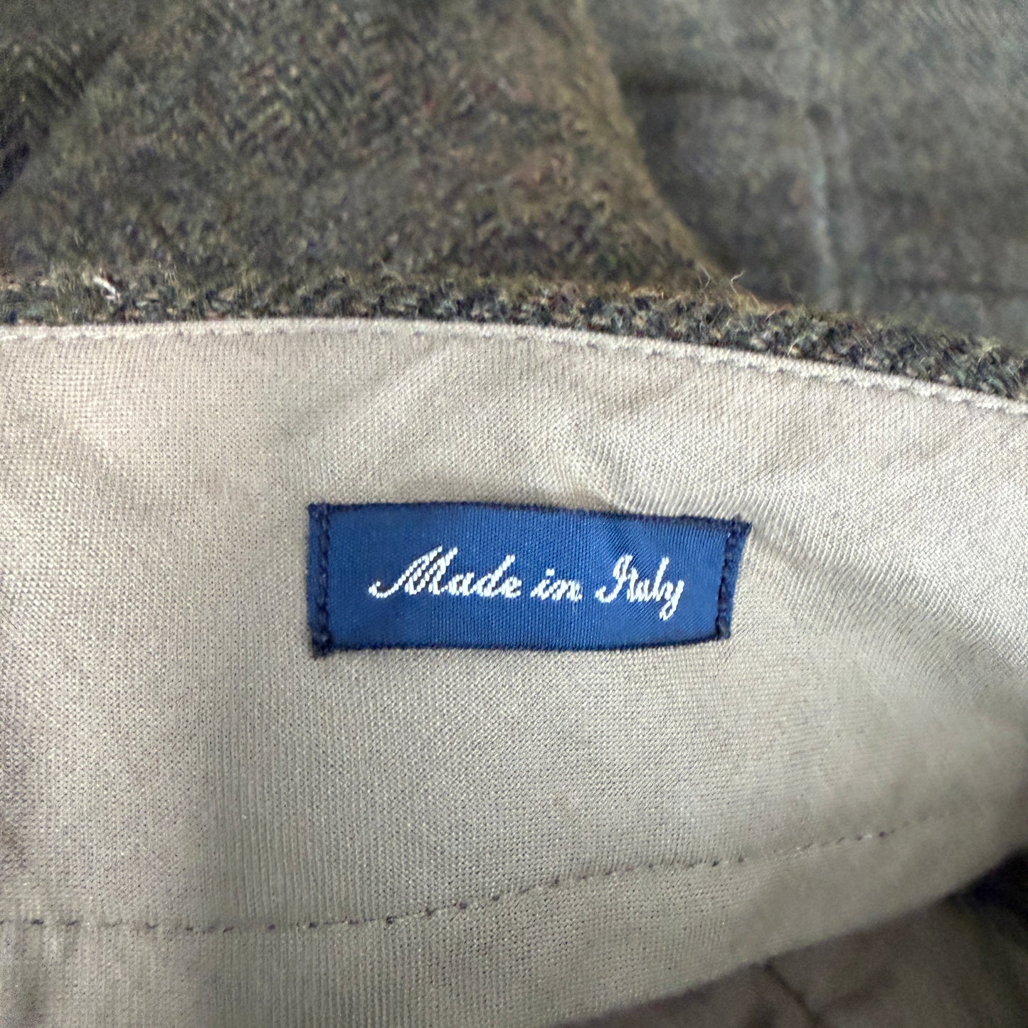 Polo Ralph Lauren (32x30) 100% Wool Tweed Military Green Cargo Pants