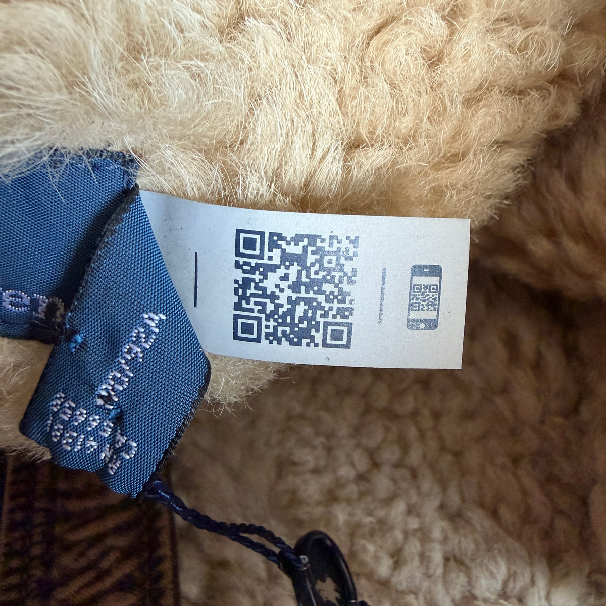 NWT Polo Ralph Lauren (S) Leather Shearling Western Pearl Snap Jacket Shirt