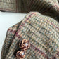 Polo Ralph Lauren (42R) Half-Norfolk Glen Plaid Suede-Trim Coat