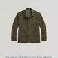 Polo Ralph Lauren (S) 100% Linen Herringbone Utility Green Jacket