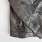 MINT! Polo Ralph Lauren (L) Bronze Leather Horizontal Zip Motorcycle Jacket