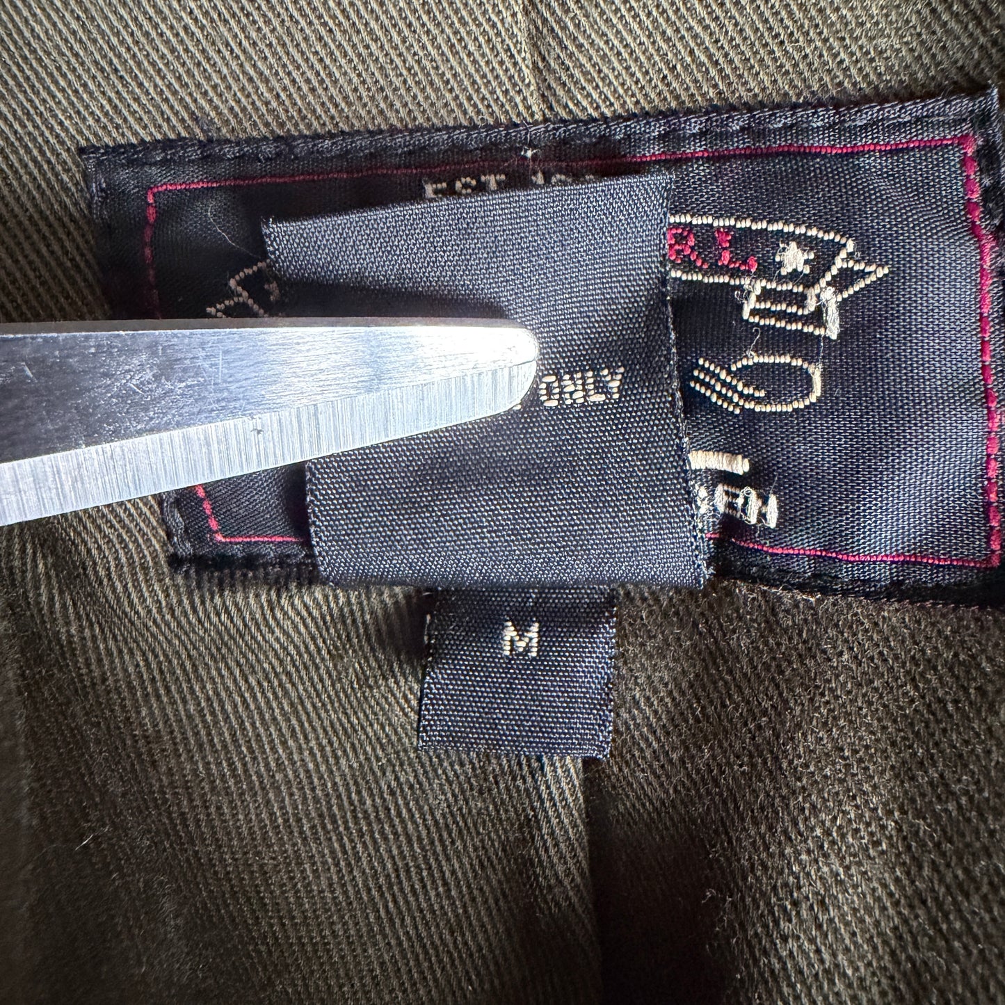 VNTG RRL Ralph Lauren (M) Olive Wool tweed Double Cape Sports Coat