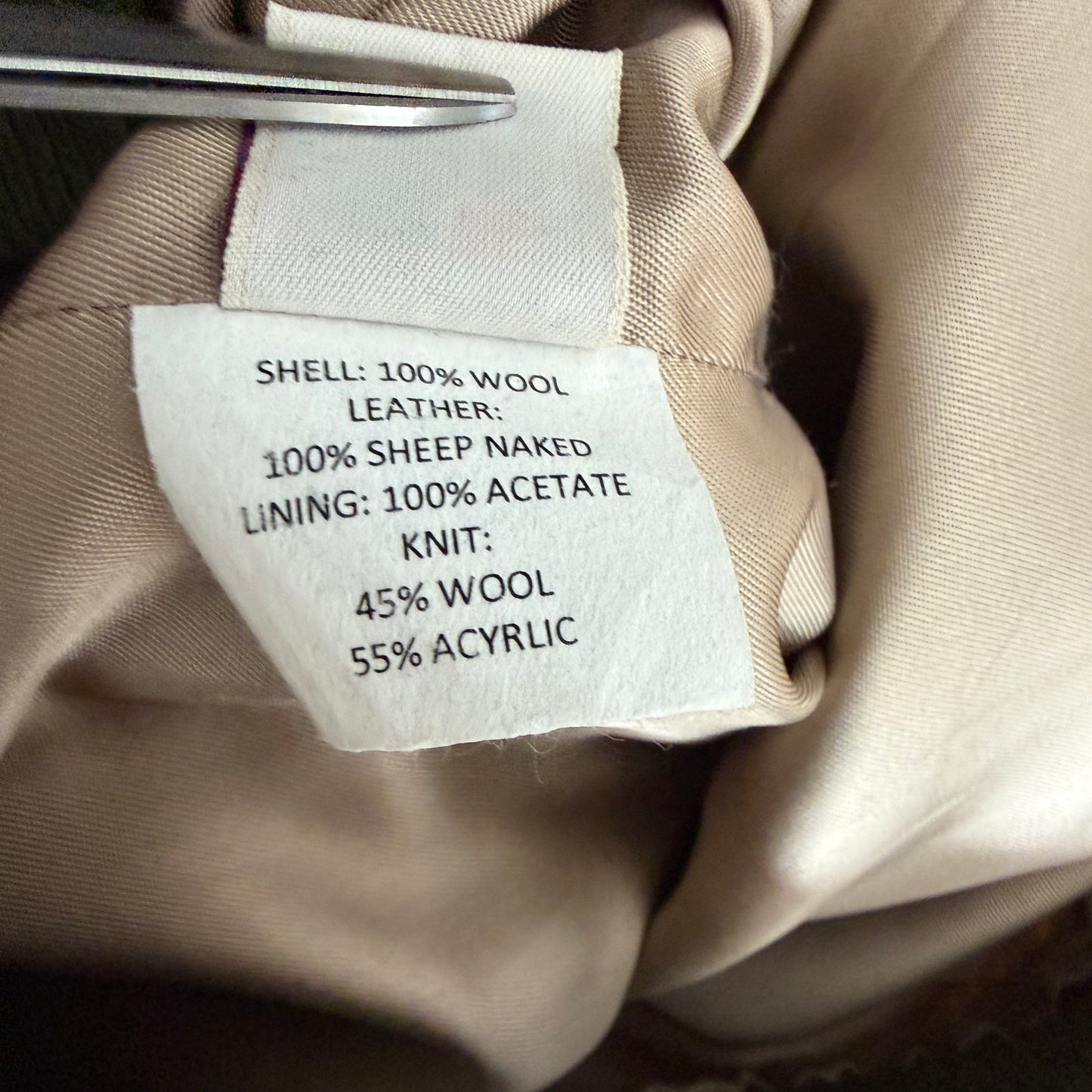 Golden Bear (2XL) Harris Tweed Wool Raglan Western Yoke Jacket