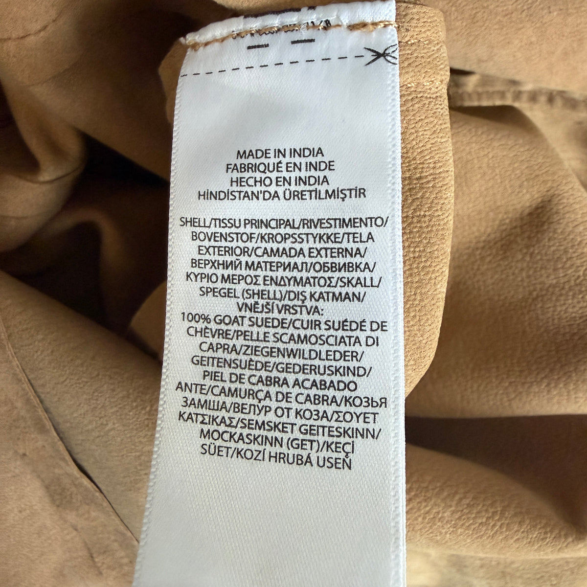 MINT! Polo Ralph Lauren (M Classic Fit) Goat Suede Leather Tan Brown Overshirt